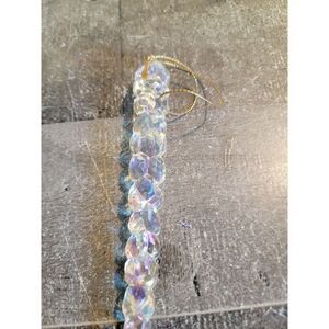 Clear Xmas icicle ice ornament decor